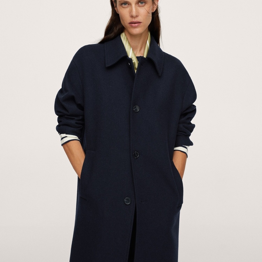Women's Navy Coat